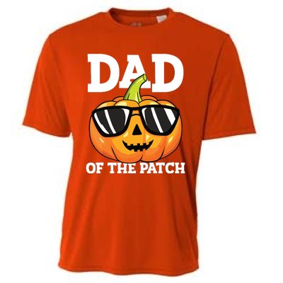 Halloween Dad Of The Patch Daddy Papa Father Pumpkin Cooling Performance Crew T-Shirt