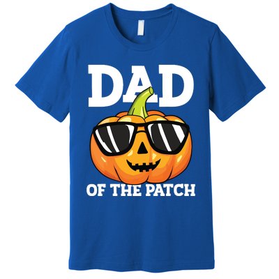 Halloween Dad Of The Patch Daddy Papa Father Pumpkin Premium T-Shirt