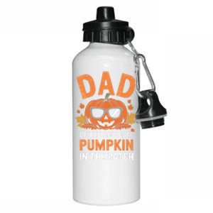 Halloween Dad Of The Coolest Pumpkin In The Patch Gift Aluminum Water Bottle