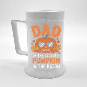 Halloween Dad Of The Coolest Pumpkin In The Patch Gift Beer Stein