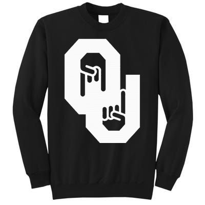 Horns Down Oklahoma Texas Sweatshirt