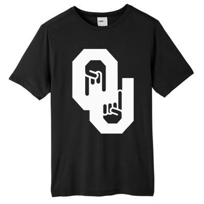 Horns Down Oklahoma Texas Tall Fusion ChromaSoft Performance T-Shirt