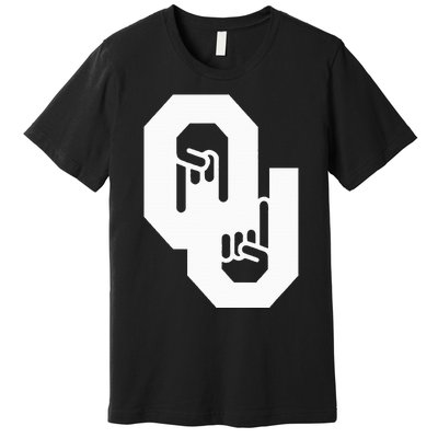 Horns Down Oklahoma Texas Premium T-Shirt