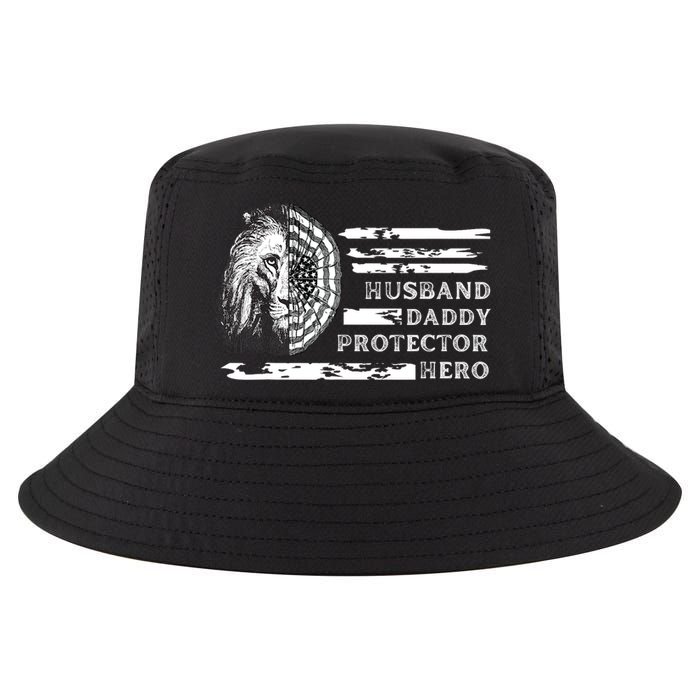 Husband Daddy Protector Hero Cool Comfort Performance Bucket Hat