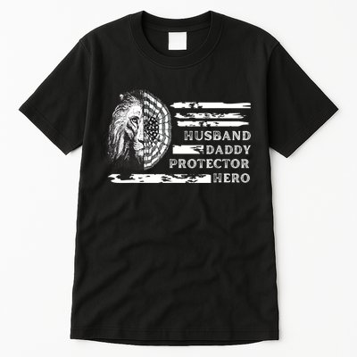 Husband Daddy Protector Hero Tall T-Shirt