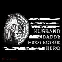 Husband Daddy Protector Hero Button