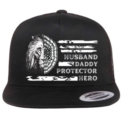 Husband Daddy Protector Hero Flatbill Hat