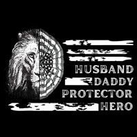 Husband Daddy Protector Hero Sustainable Beanie