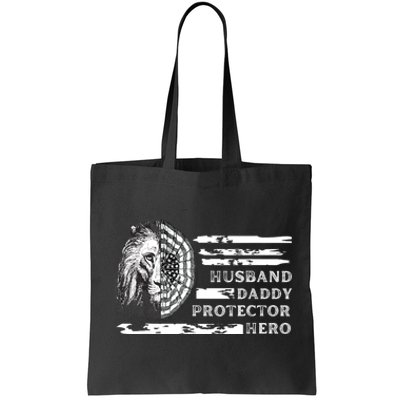 Husband Daddy Protector Hero Tote Bag