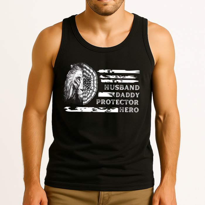 Husband Daddy Protector Hero Tank Top