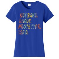 Husband Daddy Protector Hero Vintage Design Great Gift Women's T-Shirt