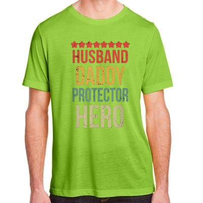 Husband Daddy Protector Hero Adult ChromaSoft Performance T-Shirt