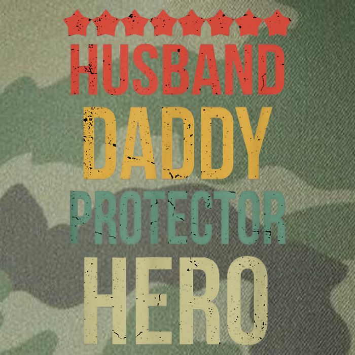 Husband Daddy Protector Hero Legacy Tie Dye Trucker Hat