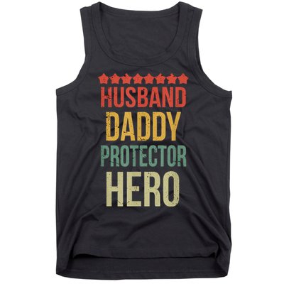 Husband Daddy Protector Hero Tank Top