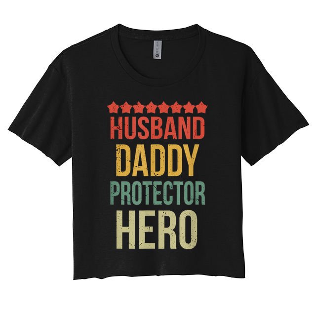 Husband Daddy Protector Hero Crop Top
