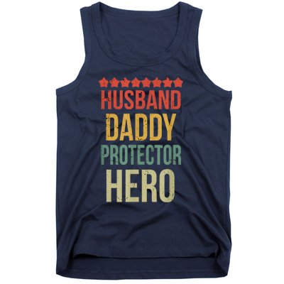 Husband Daddy Protector Hero Tank Top