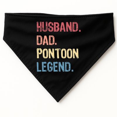 Husband Dad Pontoon Legend USA-Made Doggie Bandana