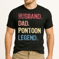 Husband Dad Pontoon Legend Cooling Performance Crew T-Shirt