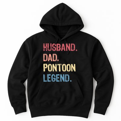 Husband Dad Pontoon Legend Hoodie