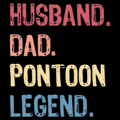 Husband Dad Pontoon Legend T-Shirt