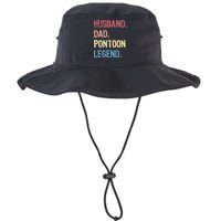Husband Dad Pontoon Legend Bucket Hat
