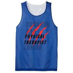 Husband Dad Physical Therapist Legend Daddy Protector Myth F Gift Mesh Reversible Basketball Jersey Tank