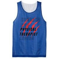 Husband Dad Physical Therapist Legend Daddy Protector Myth F Gift Mesh Reversible Basketball Jersey Tank