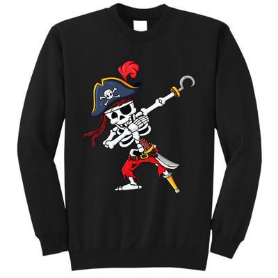 Halloween Dabbing Pirate Skeleton Funny Dab Sweatshirt