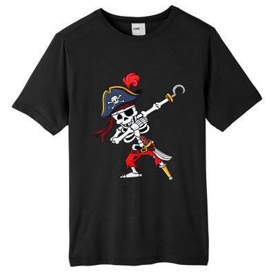 Halloween Dabbing Pirate Skeleton Funny Dab Tall Fusion ChromaSoft Performance T-Shirt