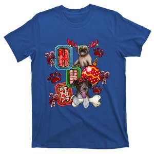 Hohoho Dog Paw Christmas Pajama Cute Holiday Dog Lovers Xmas Gift T-Shirt