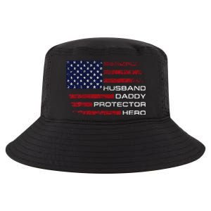 Husband Daddy Protector Hero Fathers Day Cool Comfort Performance Bucket Hat