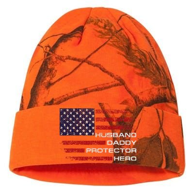 Husband Daddy Protector Hero Fathers Day Kati Licensed 12" Camo Beanie