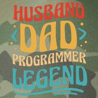 Husband Dad Programmer Legend Legacy Tie Dye Trucker Hat