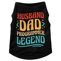 Husband Dad Programmer Legend Doggie Tank