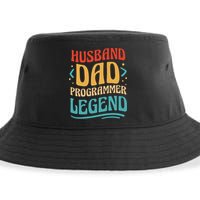 Husband Dad Programmer Legend Sustainable Bucket Hat