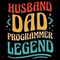 Husband Dad Programmer Legend Hooded Wearable Blanket
