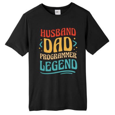 Husband Dad Programmer Legend Tall Fusion ChromaSoft Performance T-Shirt