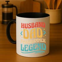 Husband Dad Programmer Legend Coffee Mug
