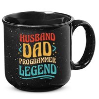 Husband Dad Programmer Legend 15oz Campfire Ceramic Mug