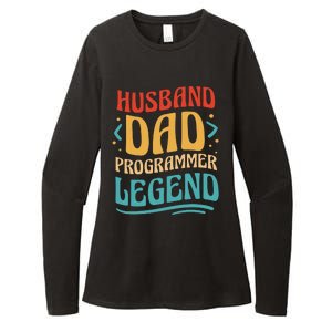 Husband Dad Programmer Legend Womens CVC Long Sleeve Shirt