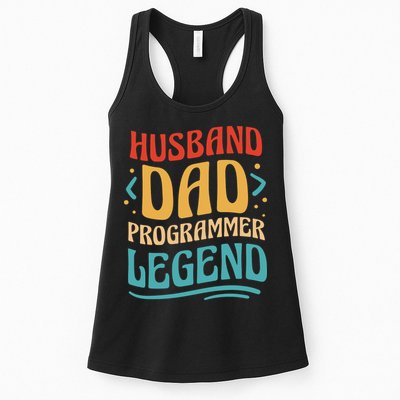 Husband Dad Programmer Legend Womens Tank Top
