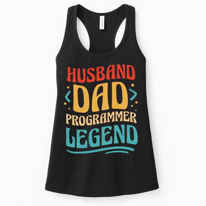 Husband Dad Programmer Legend Womens Tank Top
