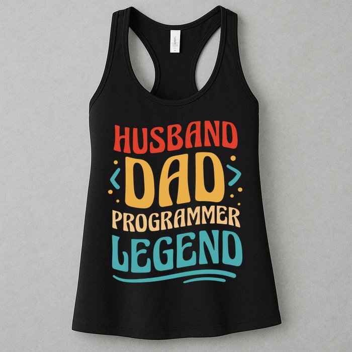 Husband Dad Programmer Legend Womens Tank Top