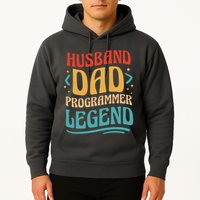 Husband Dad Programmer Legend Hoodie