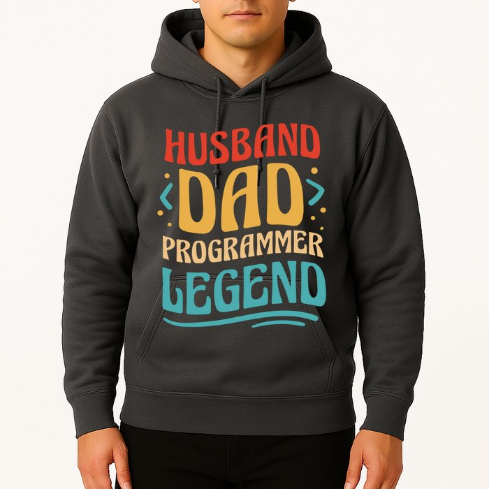 Husband Dad Programmer Legend Hoodie