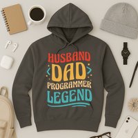 Husband Dad Programmer Legend Hoodie