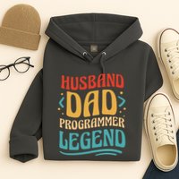 Husband Dad Programmer Legend Hoodie