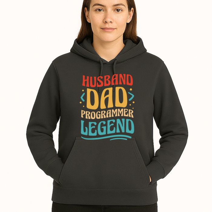 Husband Dad Programmer Legend Hoodie