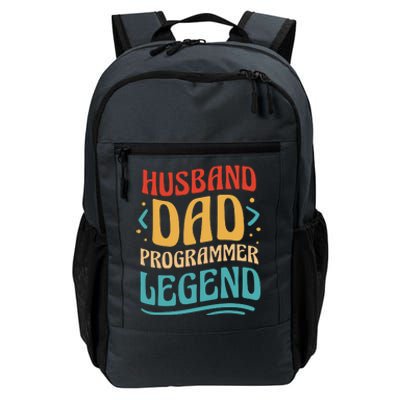 Husband Dad Programmer Legend Daily Commute Backpack