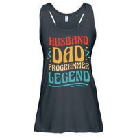 Husband Dad Programmer Legend Ladies Essential Flowy Tank